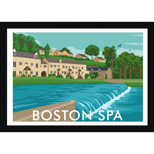 Boston Spa Weir in Summer